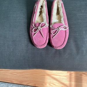 Pink Ugg breast cancer slippers